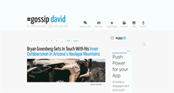 Desktop Screenshot of gossipdavid.com